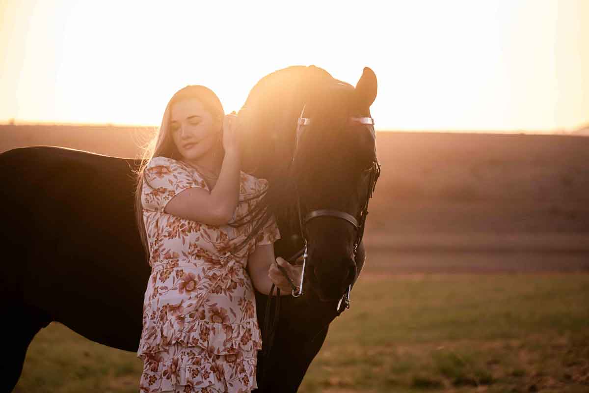 Equestrian portrait