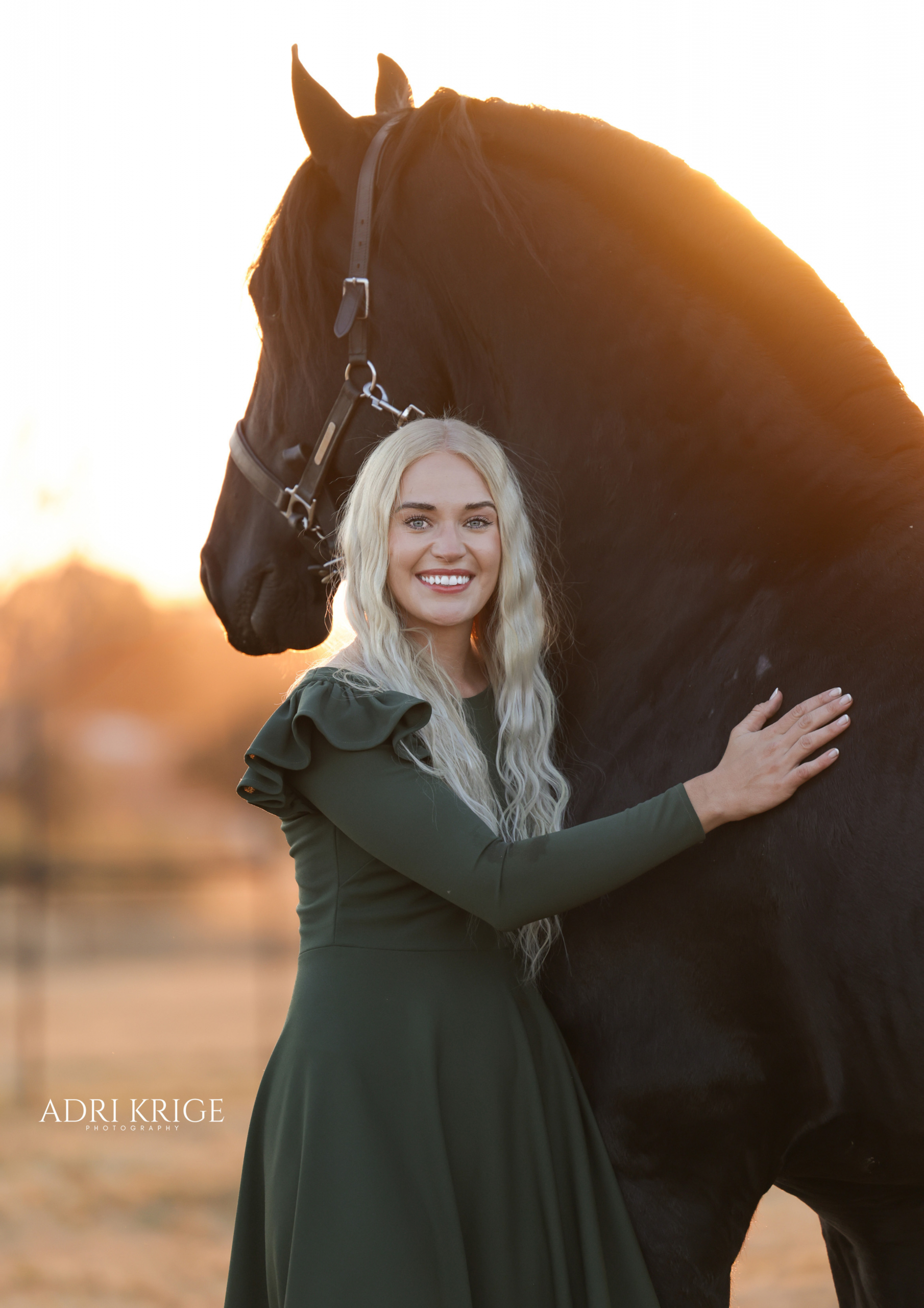 Equine Photographer South Africa | Horse and owner portrait by Adri Krige